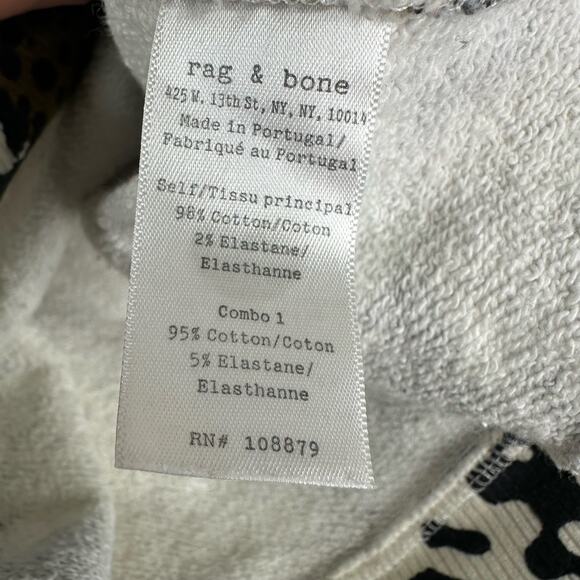 Rag & Bone Womens size Small Pixelated Camo Camouflage Crew Neck Crop Sweatshirt - Picture 10 of 10